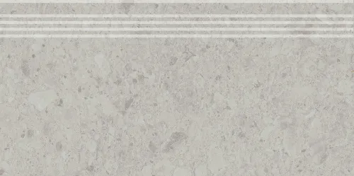 Ступень DD605820R\GR Чеппо ди Гре серый светлый матовый обрезной 30x60x0,9, Kerama Marazzi (Керама Марацци)