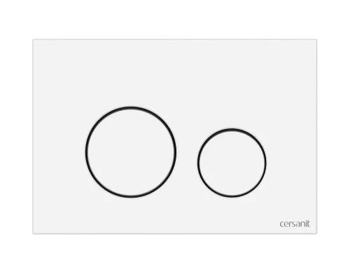 Кнопка TWINS для LINK PRO/VECTOR/LINK/HI-TEC пластик белый A63526, Cersanit