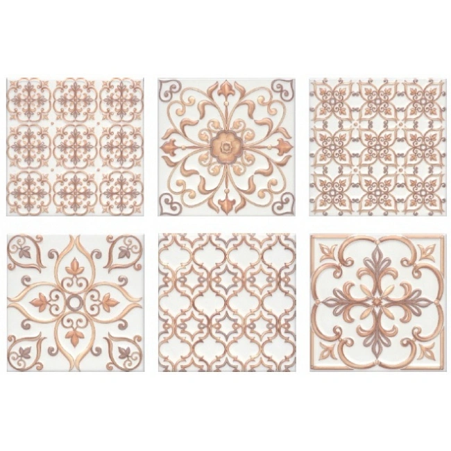 Плитка 5229 Суррей бежевый глянцевый 20x20x0,83, Kerama Marazzi (Керама Марацци)