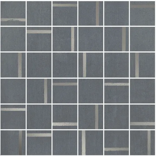 Декор SG640220\MM Гварди 2 мозаичный синий матовый обрезной 30x30x0,9, Kerama Marazzi (Керама Марацци)