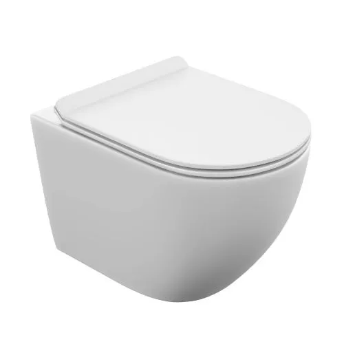 Подвесной унитаз BRASKO Vortex DPL EO slim, белый A68915, Cersanit