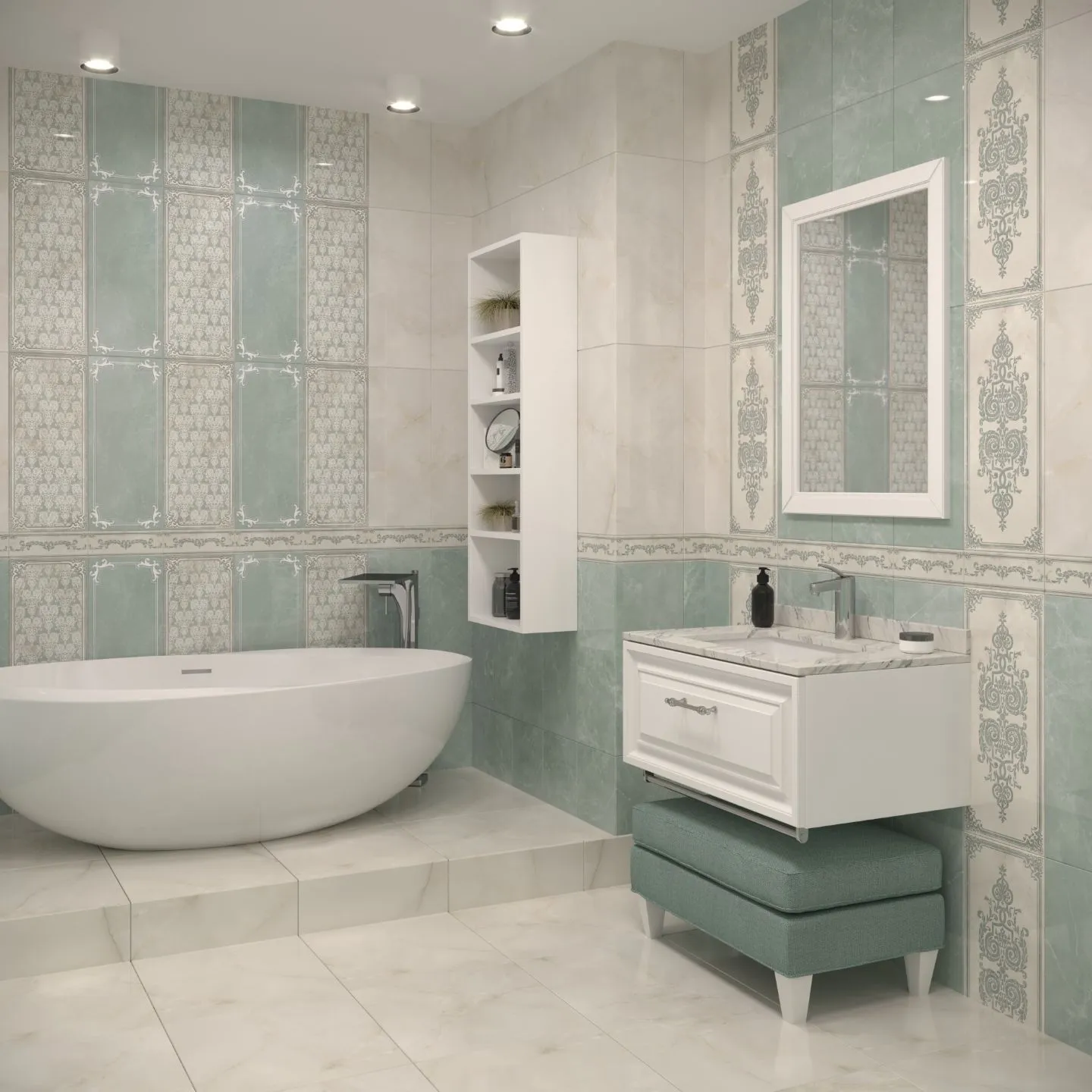 Коллекция плитки и керамогранита Visconti (Висконти) 25х60, Gracia Ceramica (Грация Керамика)