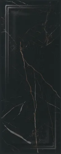 Плитка 7201 Алькала черный панель глянцевый 20x50x0,8, Kerama Marazzi (Керама Марацци)
