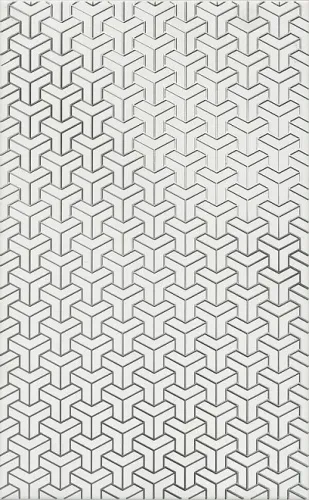 Декор HGD\A371\6397 Ломбардиа белый матовый 25x40x0,8, Kerama Marazzi (Керама Марацци)