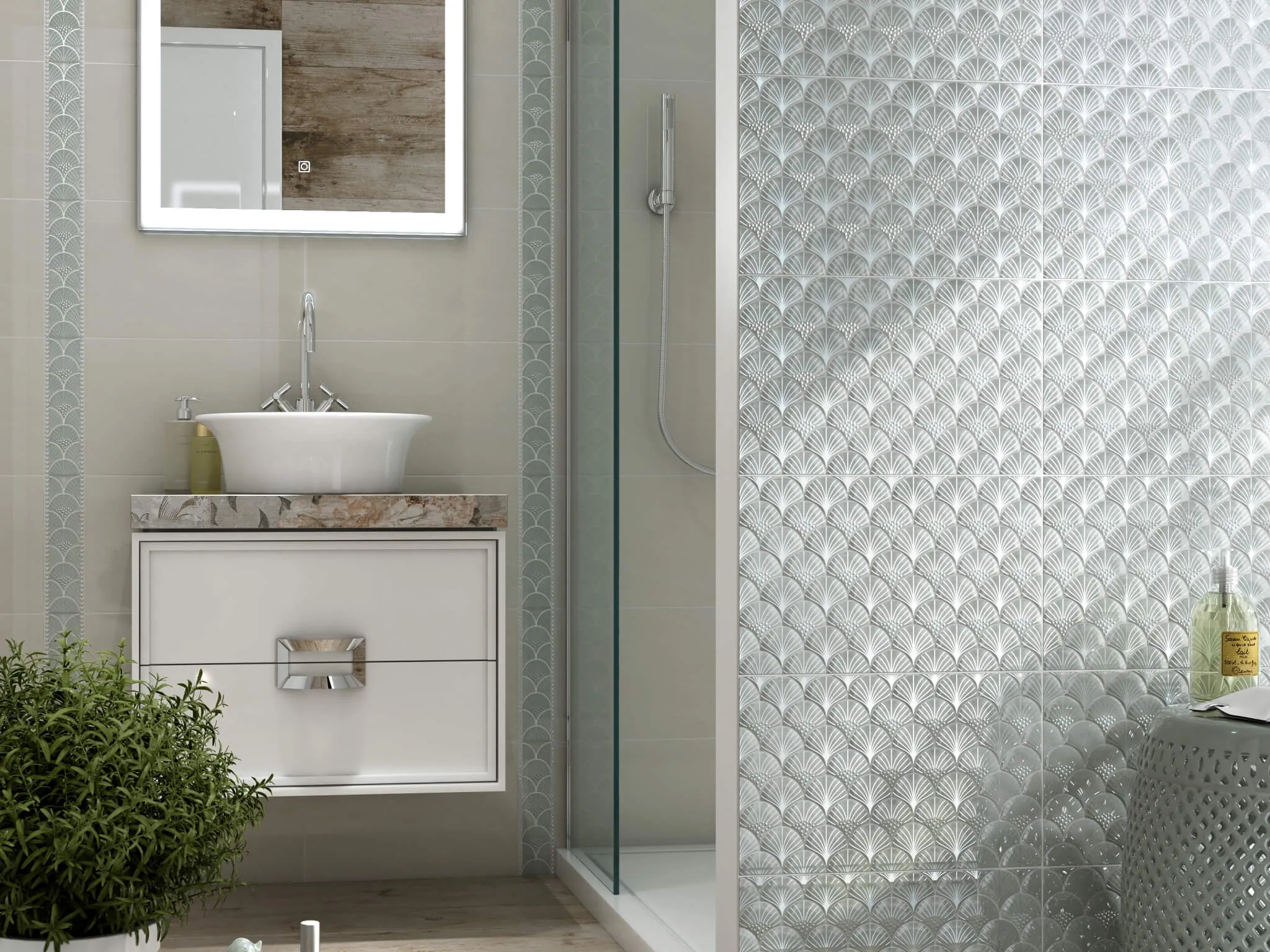 Коллекция плитки и керамогранита Сияние 25х40, Kerama Marazzi (Керама Марацци)