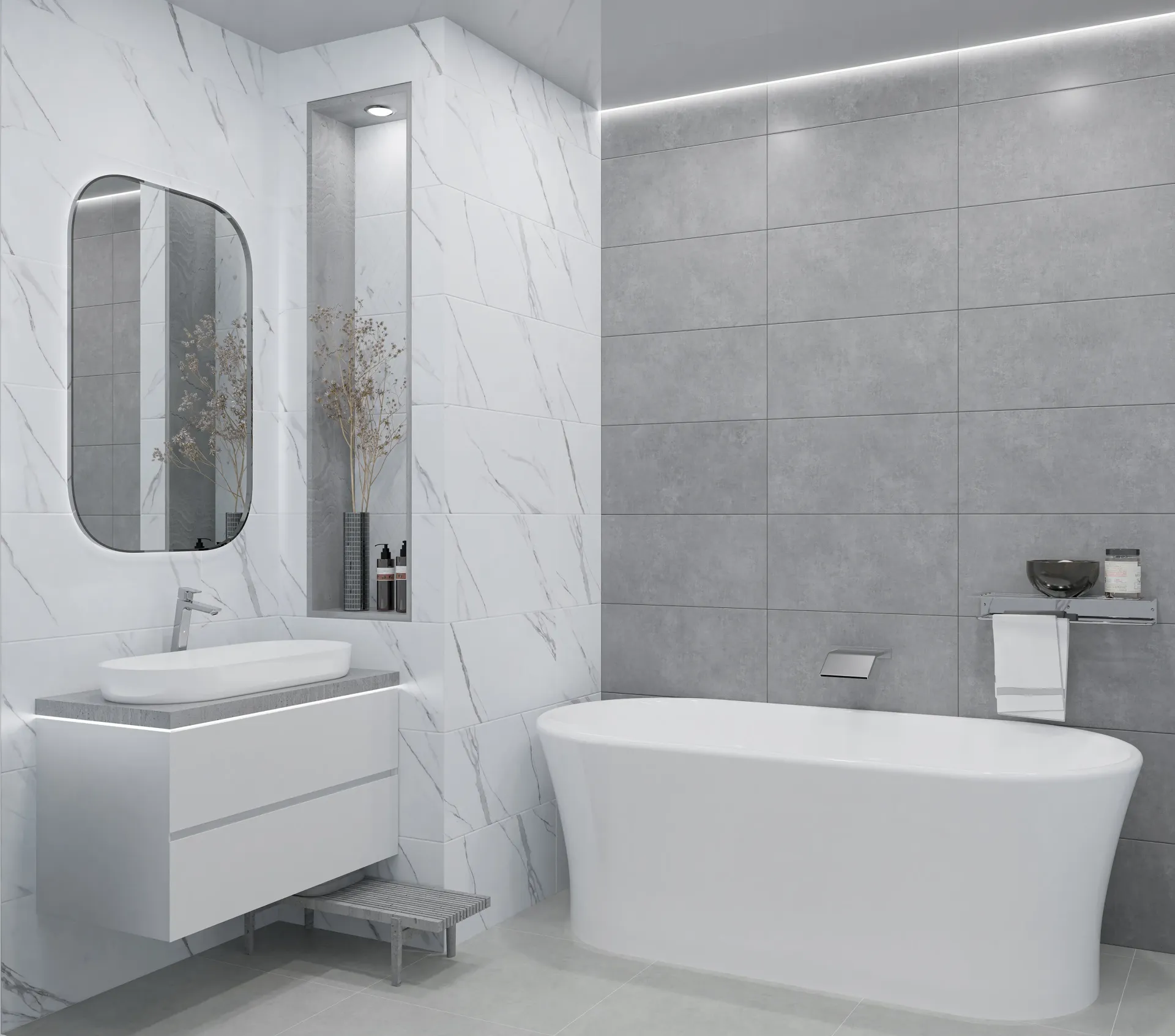 Коллекция плитки Carrara (Каррара) 31,5х63, Azori (Азори)