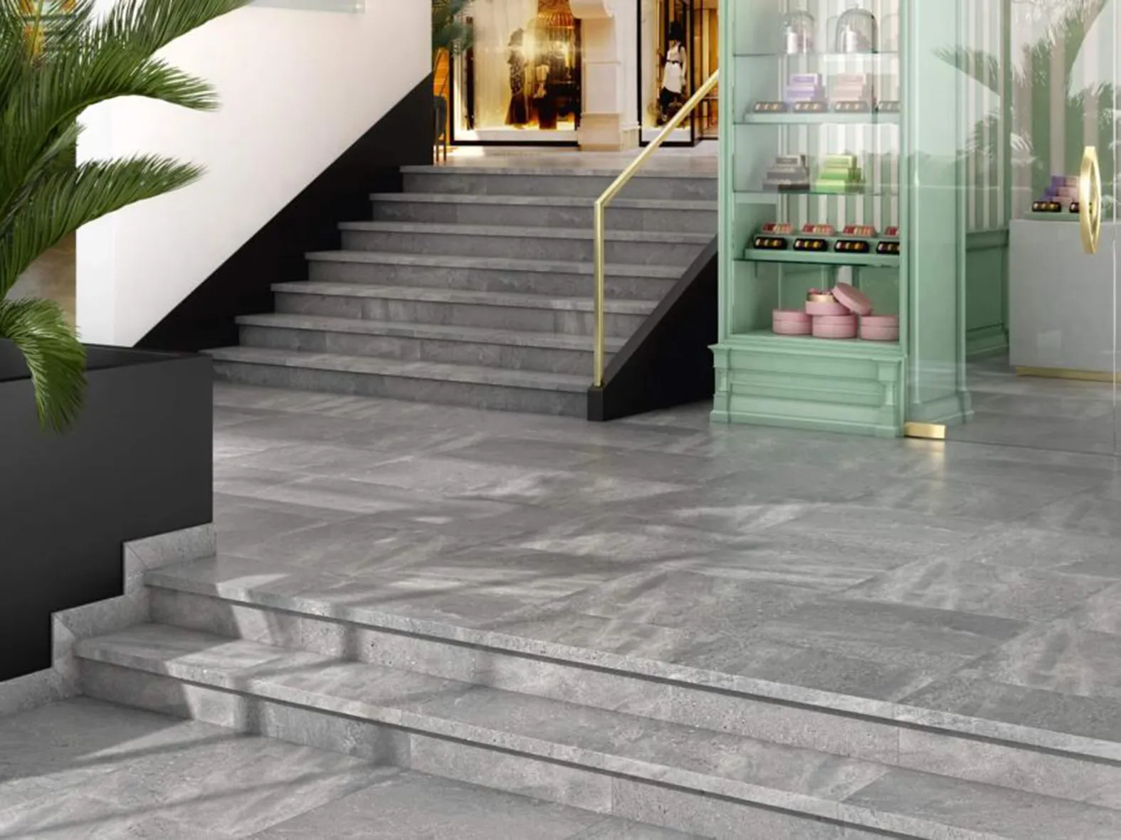 Коллекция ступеней и керамогранита Про Матрикс темно-серый 60х60, Kerama Marazzi (Керама Марацци)