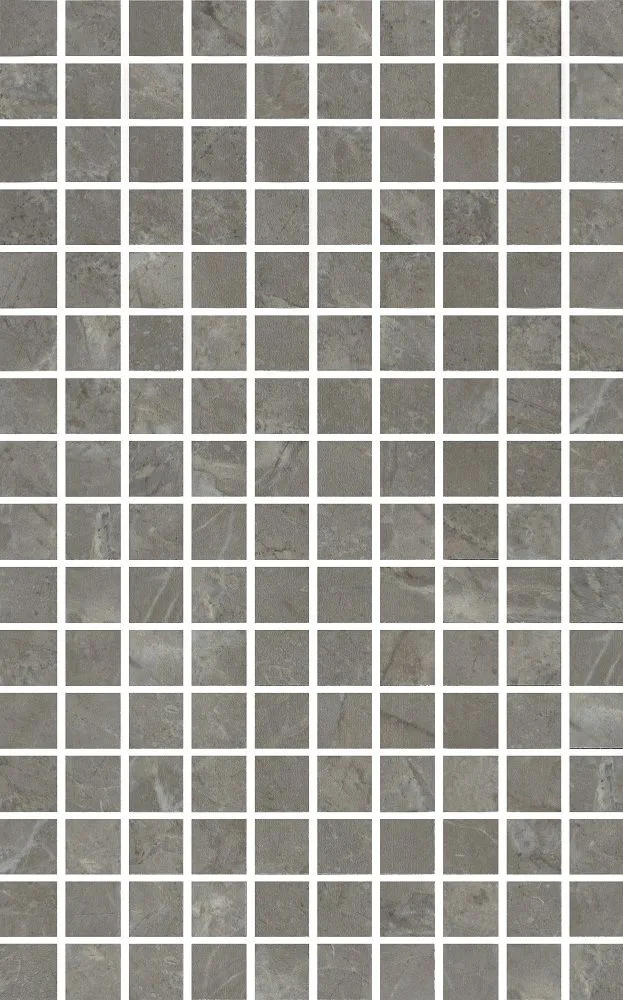 Декор MM6434 Кантата мозаичный серый глянцевый 25x40x0,8, Kerama Marazzi (Керама Марацци)