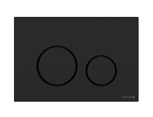 Кнопка TWINS для LINK PRO/VECTOR/LINK/HI-TEC пластик черный матовый A63525, Cersanit