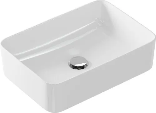 Раковина на столешницу CREA 50 RECTANGULAR 0 отв., белый UM-CRE50/1-oc-RC, Cersanit