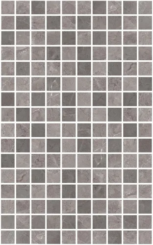 Декор MM6361 Гран Пале серый мозаичный глянцевый 25x40x0,8, Kerama Marazzi (Керама Марацци)