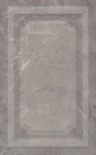Плитка 6354 Гран Пале серый панель глянцевый 25x40x0,95, Kerama Marazzi (Керама Марацци)