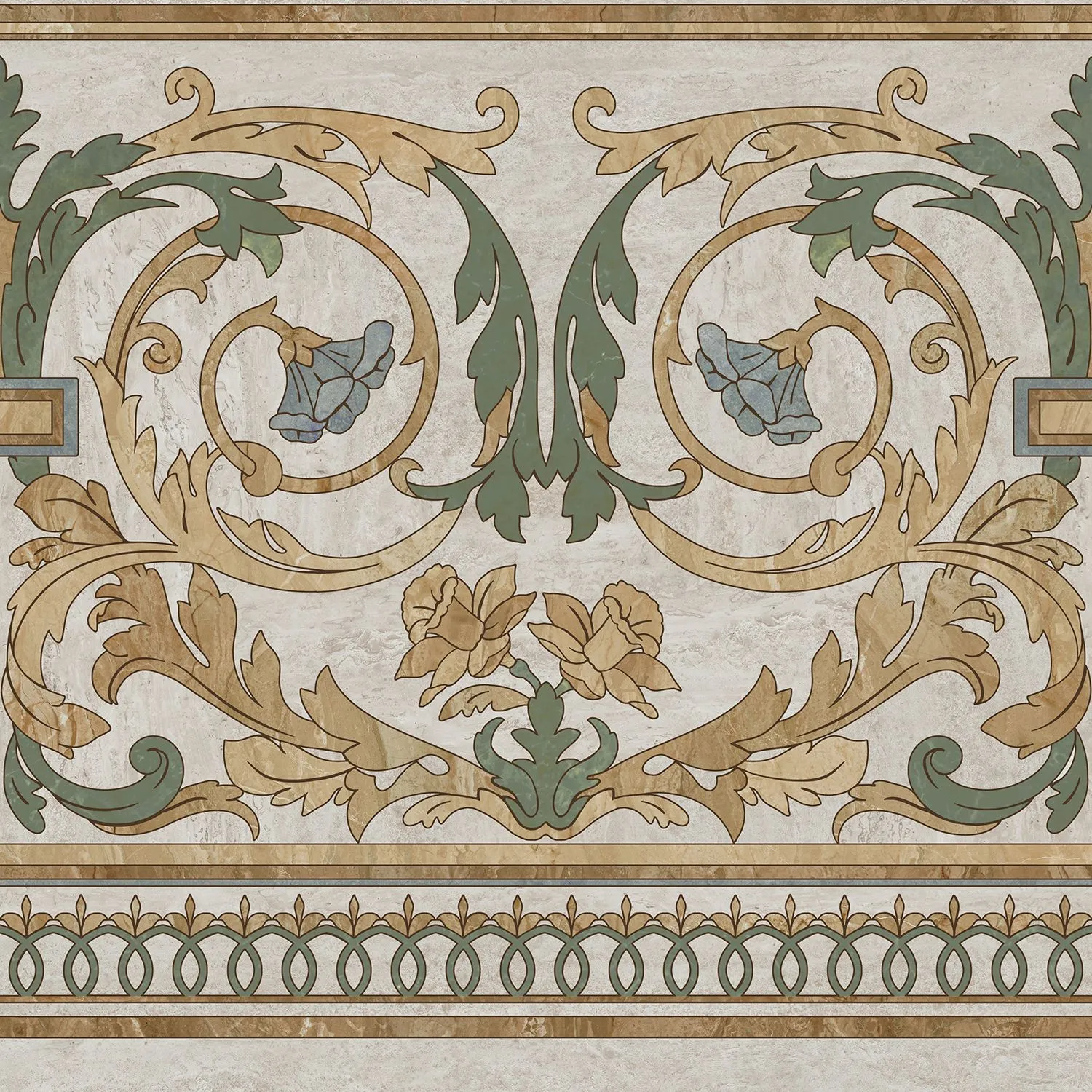 Декор HGD\A517\SG606220RL Эвора продолжение угла глянцевый 60x60x0,9, Kerama Marazzi (Керама Марацци)