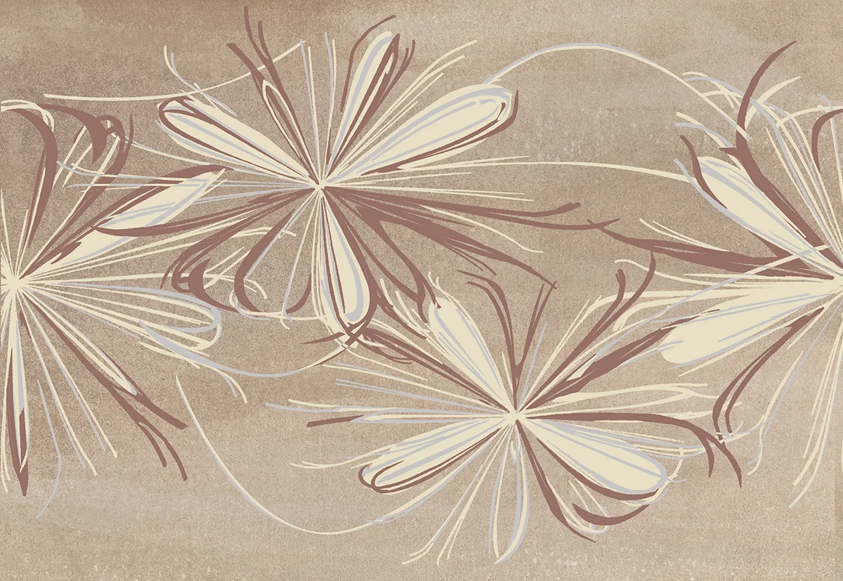 Декор 587892001 Sonnet (Соннет) Beige Flower бежевый 20,1х50,5, Azori (Азори)