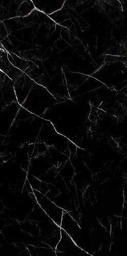Керамогранит A17442 Nero (Неро) черный полированный HG ректификат 60х120, Cersanit
