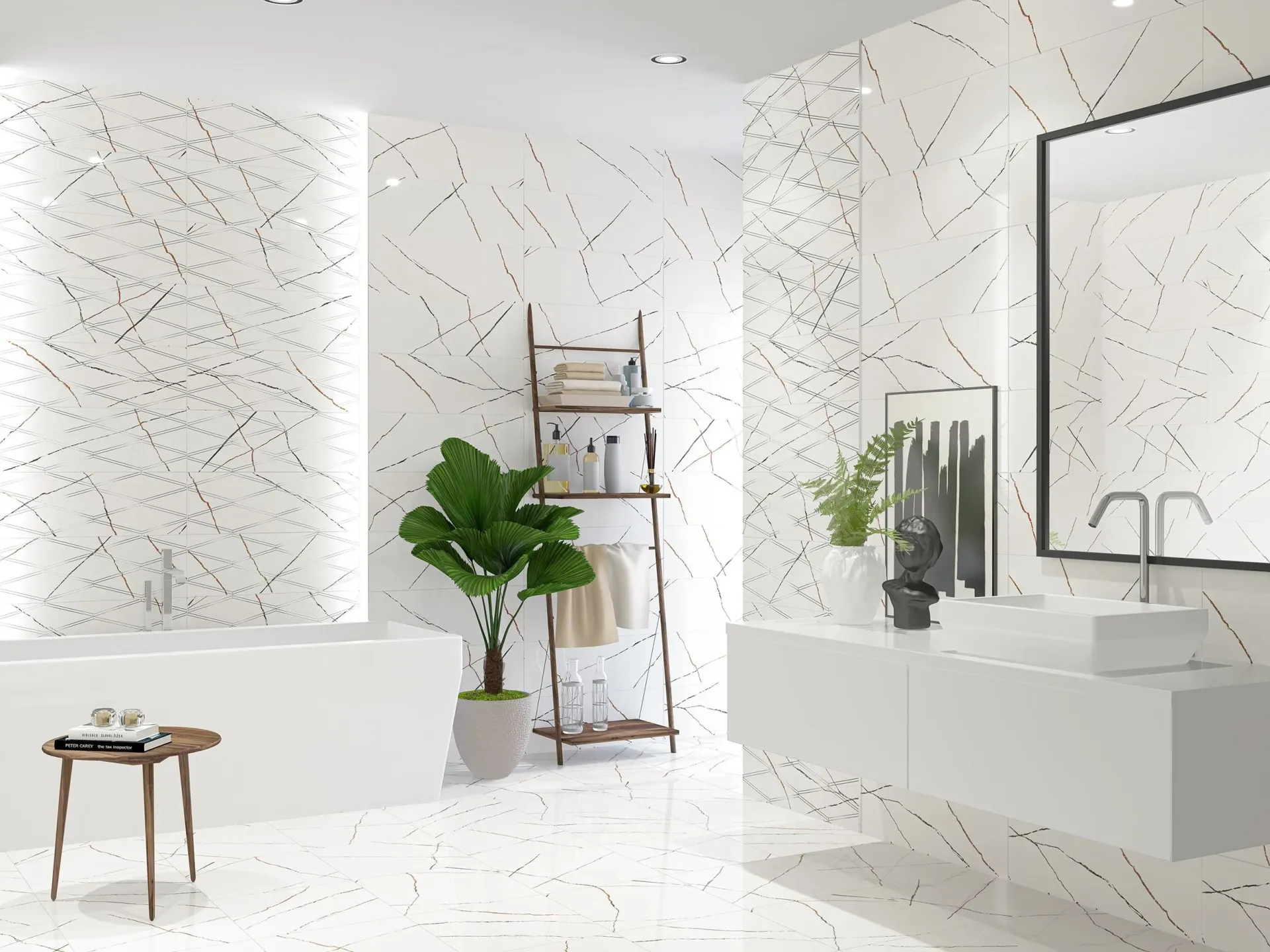 Коллекция плитки Bianco Covelano (Бья́нко Ковеллáно) 24,2х70, Eletto Ceramica (Элетто Керамика)