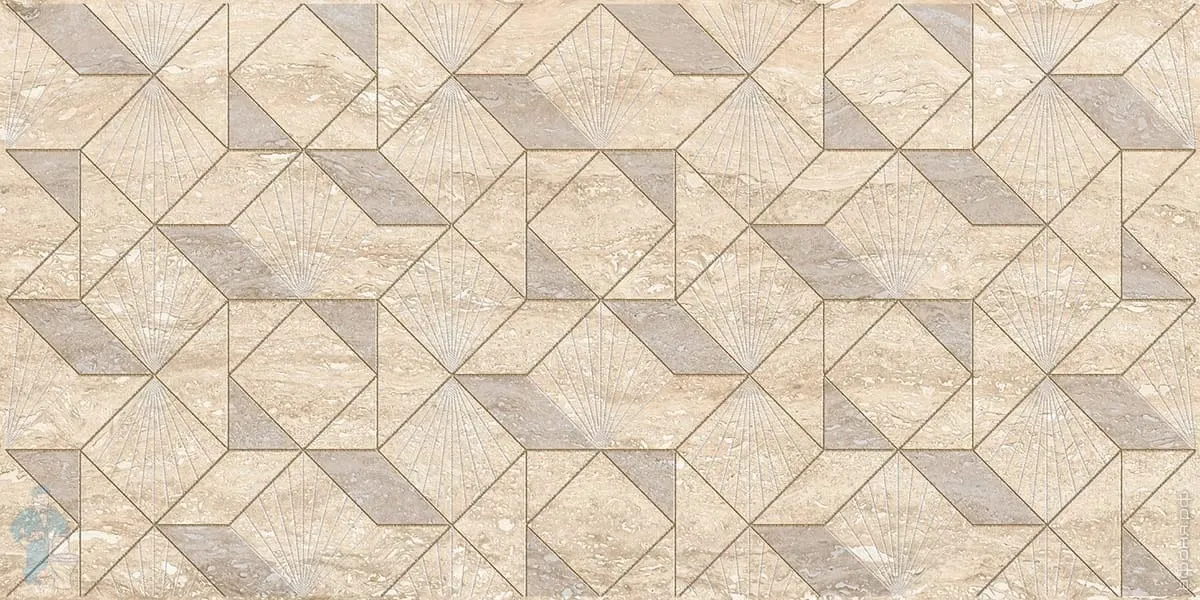 Декор 587122003 Ascoli (Асколи) Beige Diamond бежевый 31,5х63, Azori (Азори)