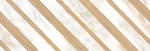 Декор 587882001 Calacatta Oro (Калакáтта Óро) Chevron 24,2х70, Eletto Ceramica (Элетто Керамика)