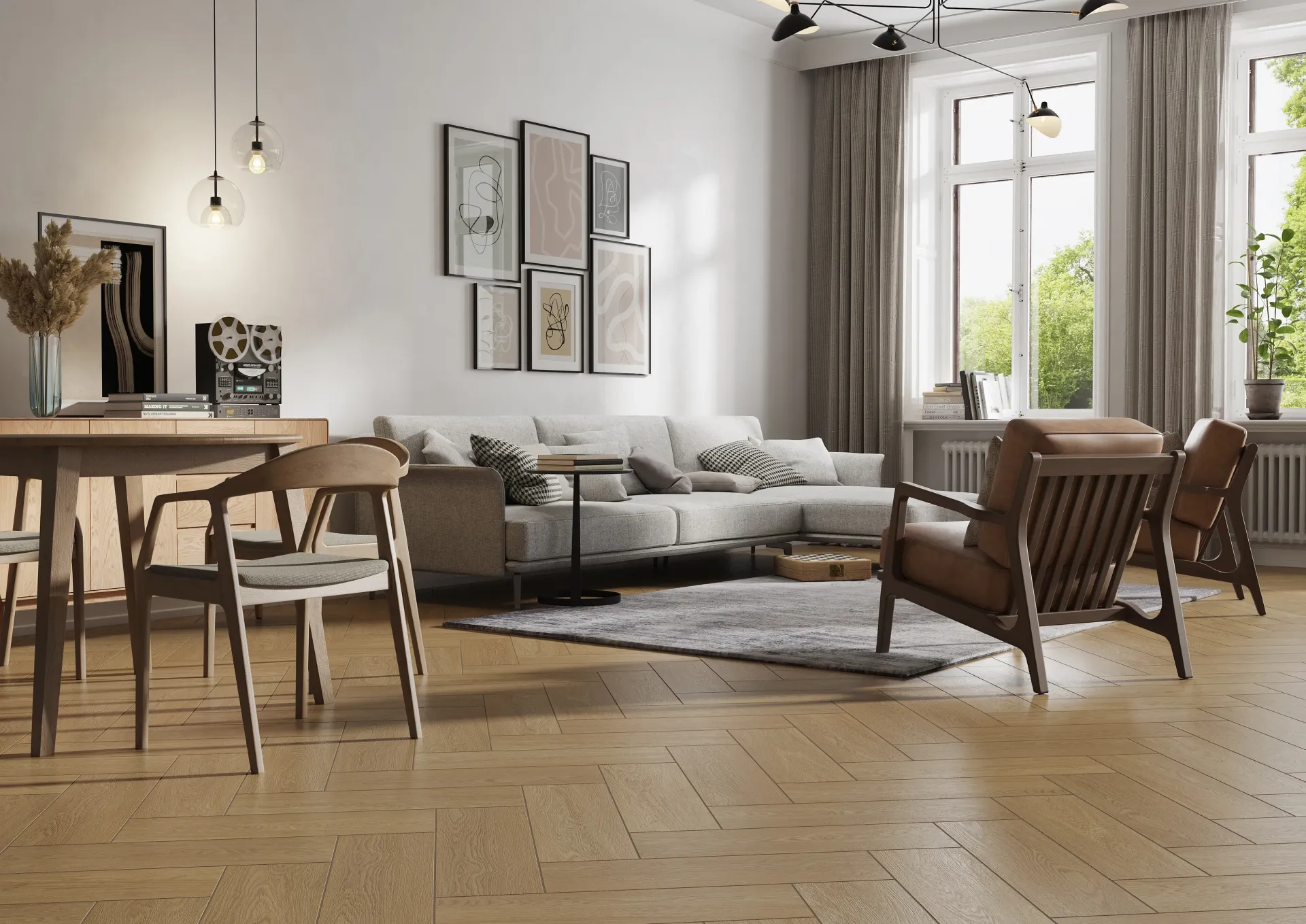 Коллекция керамогранита Teakwood (Тиквуд) 18,5х59,8, Cersanit