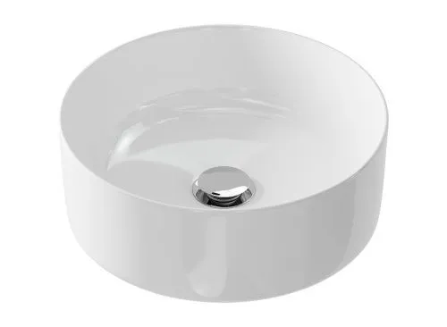 Раковина на столешницу CREA 38 RING 0 отв., белый UM-CRE38/1-oc-R, Cersanit