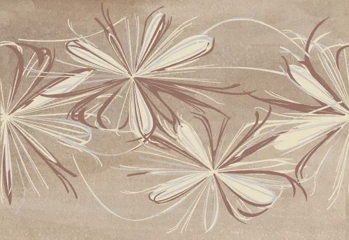 Декор 587892001 Sonnet (Соннет) Beige Flower бежевый 20,1х50,5, Azori (Азори)