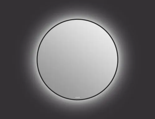 Зеркало ECLIPSE smart 80x80 с подсветкой круглое в черной рамке A64147, Cersanit