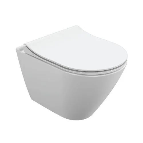 Подвесной унитаз CITY OVAL Clean On DPL EO slim A63114, Cersanit
