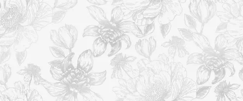 Декор 010300000235 Blum white decor 01 25х60, Gracia Ceramica