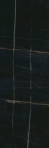 Плитка 14026R Греппи черный глянцевый обрезной 40x120x1, Kerama Marazzi (Керама Марацци)