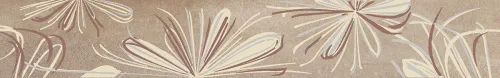 Бордюр 587891001 Sonnet (Соннет) Beige Flower бежевый 50,5х6,2, Azori (Азори)