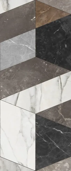 Плитка 010100000421 Vinde (Винде) multi wall 01 глянцевая 25х60, Gracia Ceramica