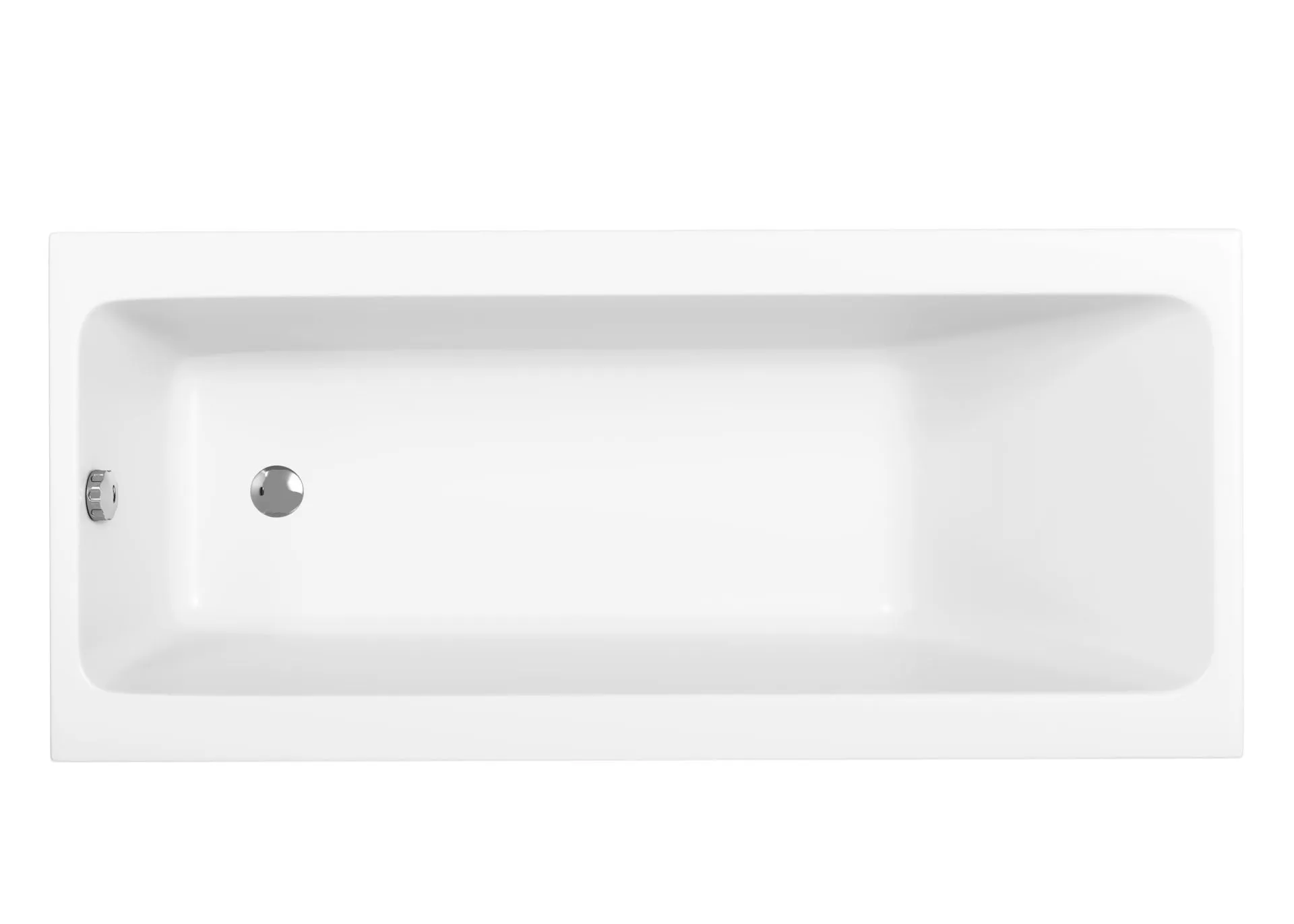 Ванна прямоугольная CREA 180x80, белый A64873, Cersanit