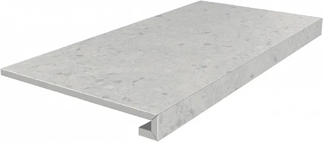 Ступень SG632420R\GCF клееная Терраццо серый светлый  33x60x0,9, Kerama Marazzi (Керама Марацци)