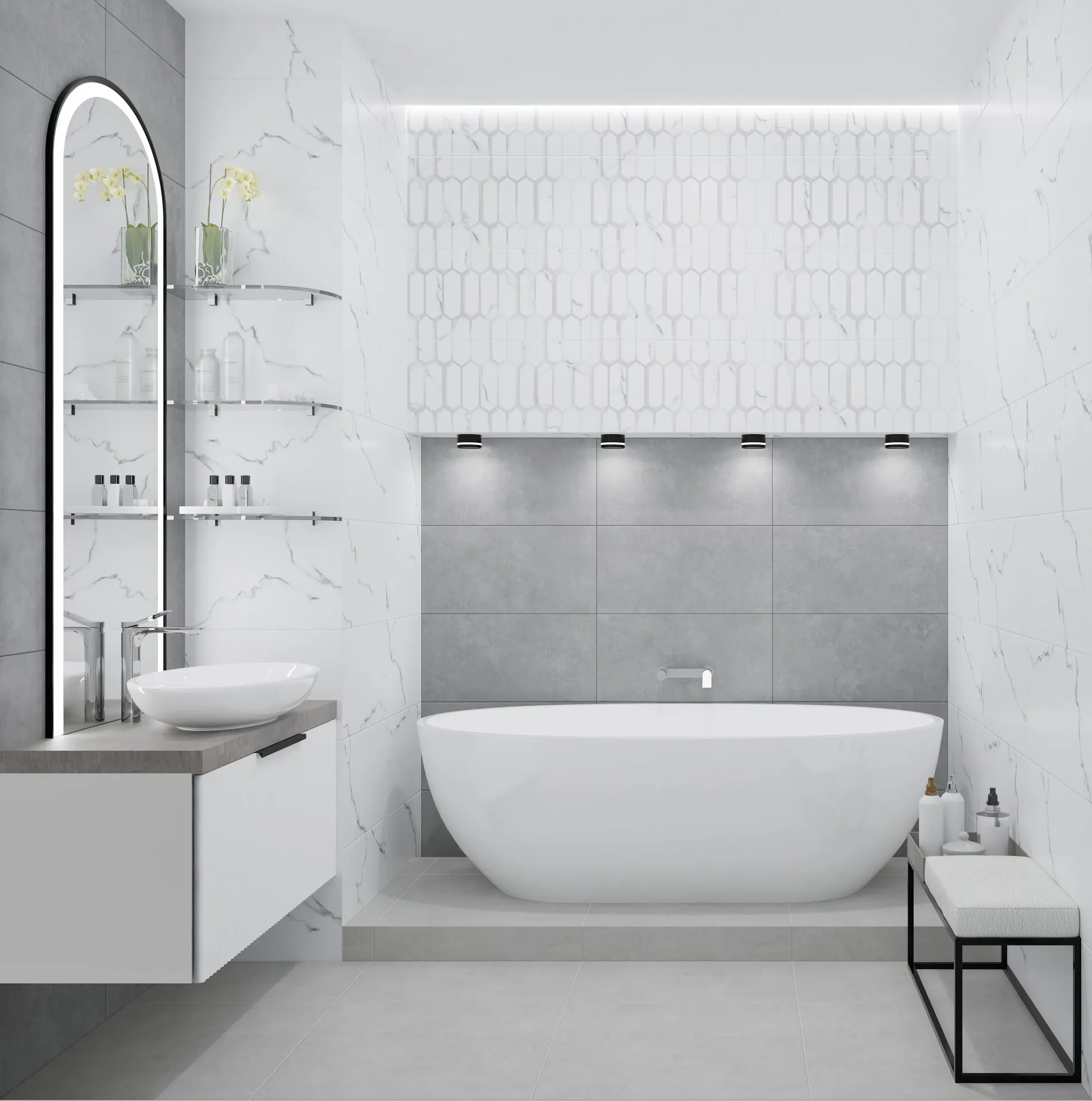 Коллекция плитки Calacatta Opaco (Калакатта Опако) 31,5х63, Azori (Азори)