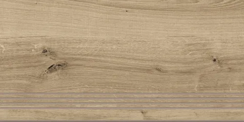 Ступень WS4O156 Woodhouse (Вудхаус) бежевая темная 29,7х59,8, Cersanit