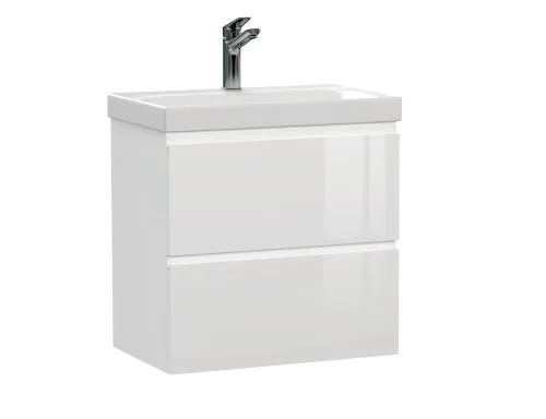 Тумба под раковину подвесная MODUO 60 для MODUO SLIM 60 узкая белый SZ-MOD-MO60Sl/Wh, Cersanit
