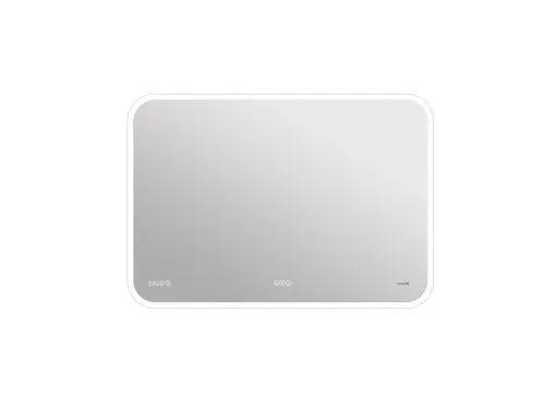 Зеркало LED 070 design pro 80x60 с подсветкой bluetooth часы с антизапотеванием прямоугольное LU-LED070*80-p-Os, Cersanit