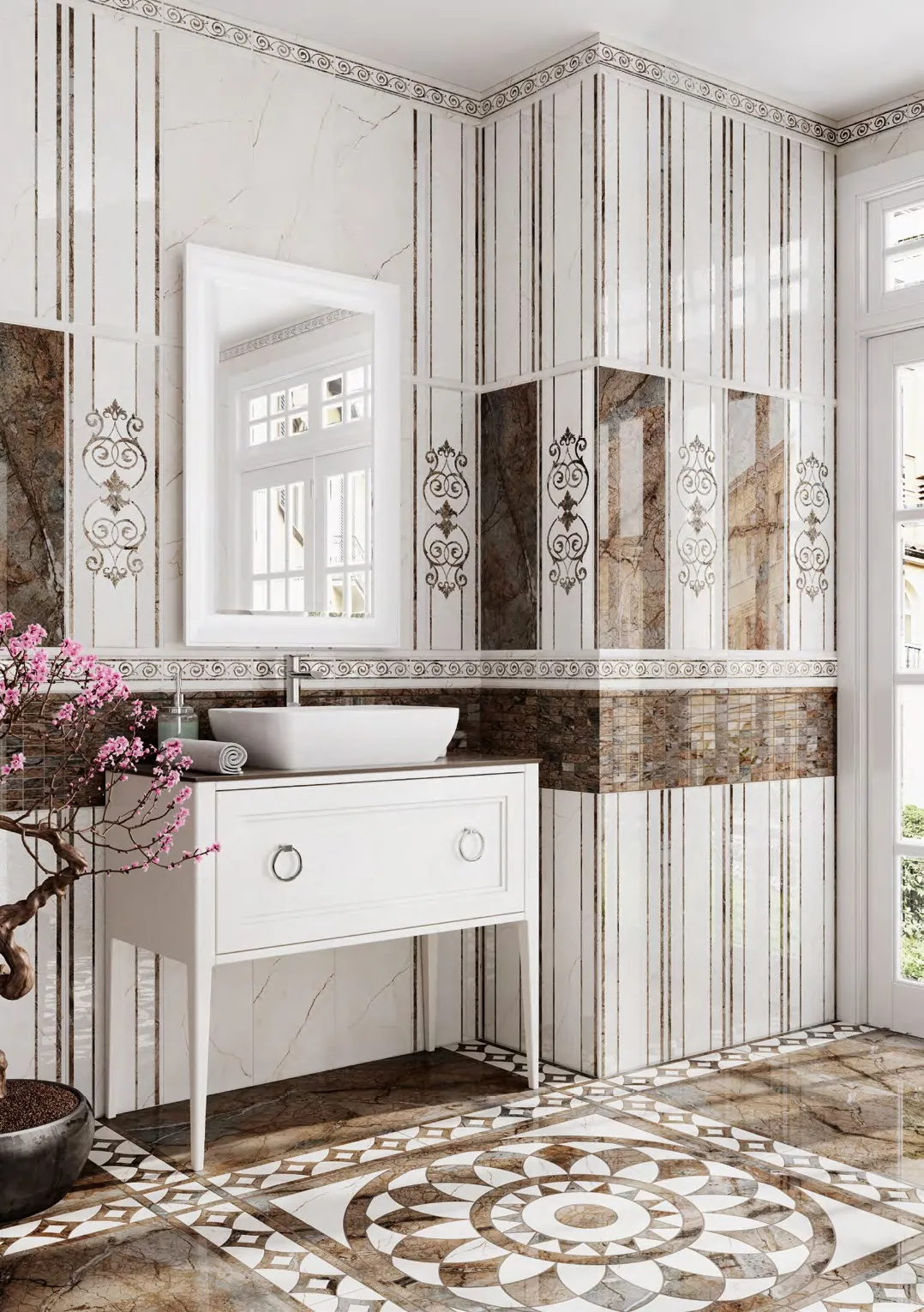 Коллекция плитки и керамогранита Театро 25х75, Kerama Marazzi (Керама Марацци)