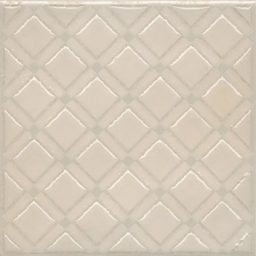 Декор KMD3STA013GN Бахия 1 бежевый светлый глянцевый 9,8x9,8x0,7, Kerama Marazzi (Керама Марацци)
