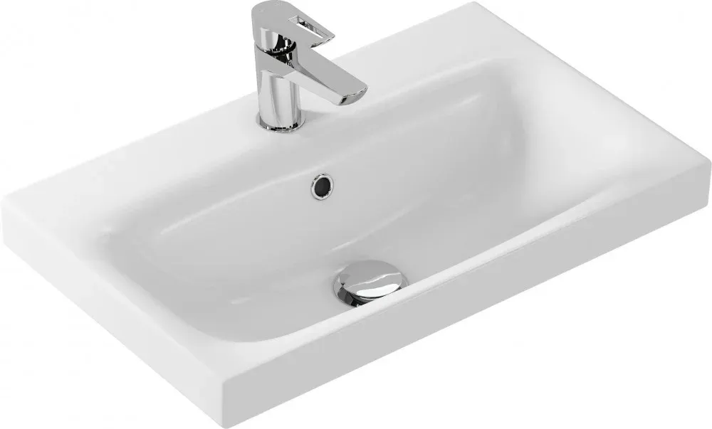 Раковина мебельная MODUO 60 узкая 1 отв. UM-MOD60SL/1, Cersanit