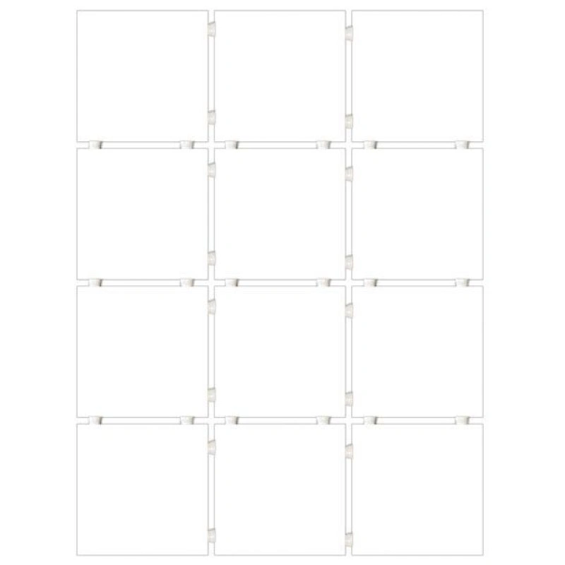 Керамогранит 1230H Конфетти белый матовый из 12 частей 9,8x9,8x0,7, Kerama Marazzi (Керама Марацци)