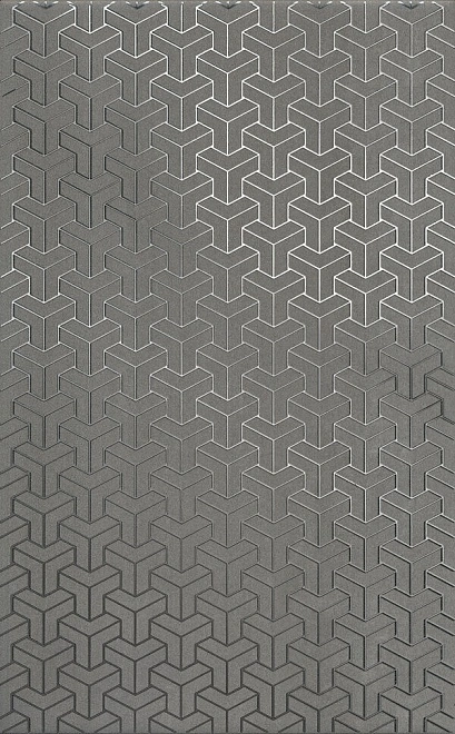 Декор HGD\C371\6399 Ломбардиа серый темный матовый 25x40x0,8, Kerama Marazzi (Керама Марацци)