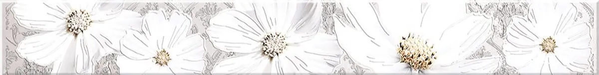 Бордюр 583241001 Sfumato (Сфумато) Grey Floret 50,5х6,2, Azori (Азори)