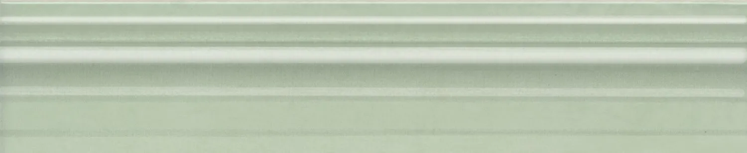 Бордюр BLE018 Багет Левада зеленый светлый глянцевый 25x5,5x1,8, Kerama Marazzi (Керама Марацци)