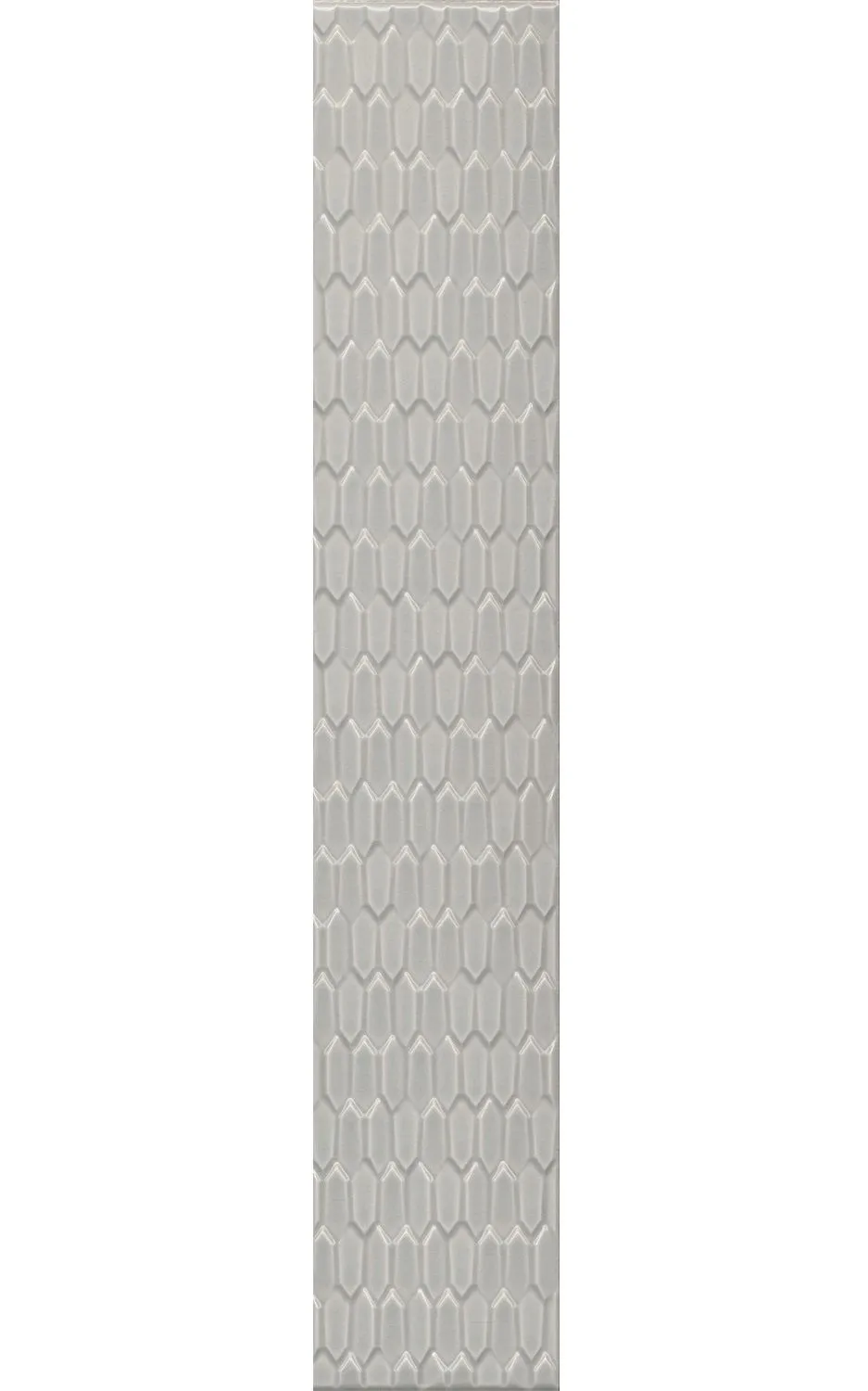 Бордюр LSB002 Левада серый светлый глянцевый 40x7x0,9, Kerama Marazzi (Керама Марацци)