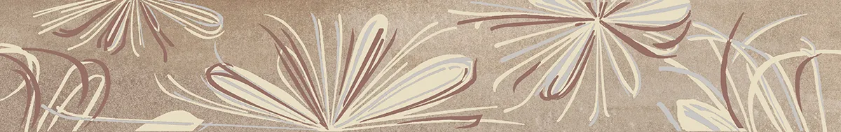 Бордюр 587891001 Sonnet (Соннет) Beige Flower бежевый 50,5х6,2, Azori (Азори)