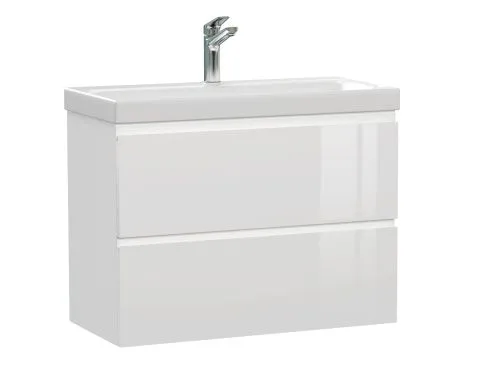 Тумба под раковину подвесная MODUO 80 для MODUO SLIM 80 узкая белый SZ-MOD-MO80Sl/Wh, Cersanit