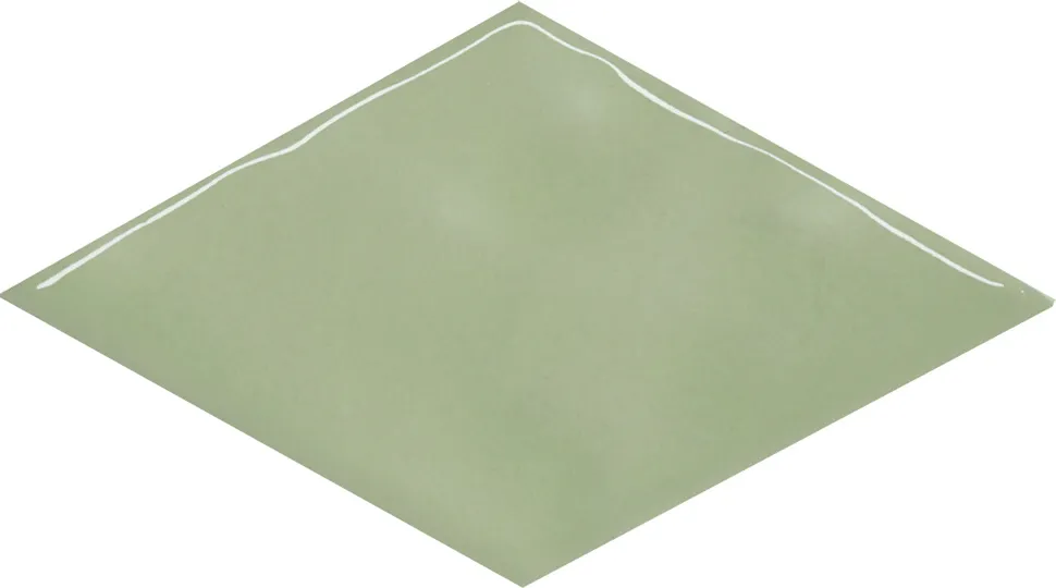 Декор KMD2SRB008BN Риад зелёный светлый глянцевый 13,5x7,8x0,9, Kerama Marazzi (Керама Марацци)