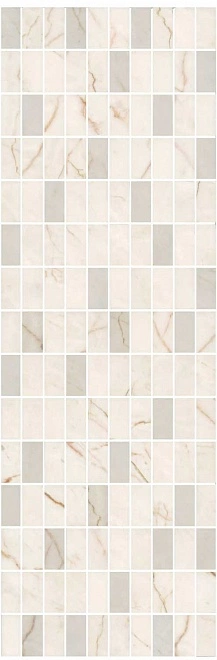Декор MM12142 Театро бежевый светлый мозаичный глянцевый 25x75x0,9, Kerama Marazzi (Керама Марацци)