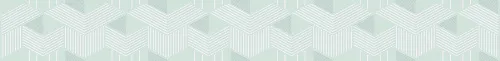 Бордюр 588301001 Lounge (Лаунж) Mint Geometria зеленый 50,5х6,2, Azori (Азори)